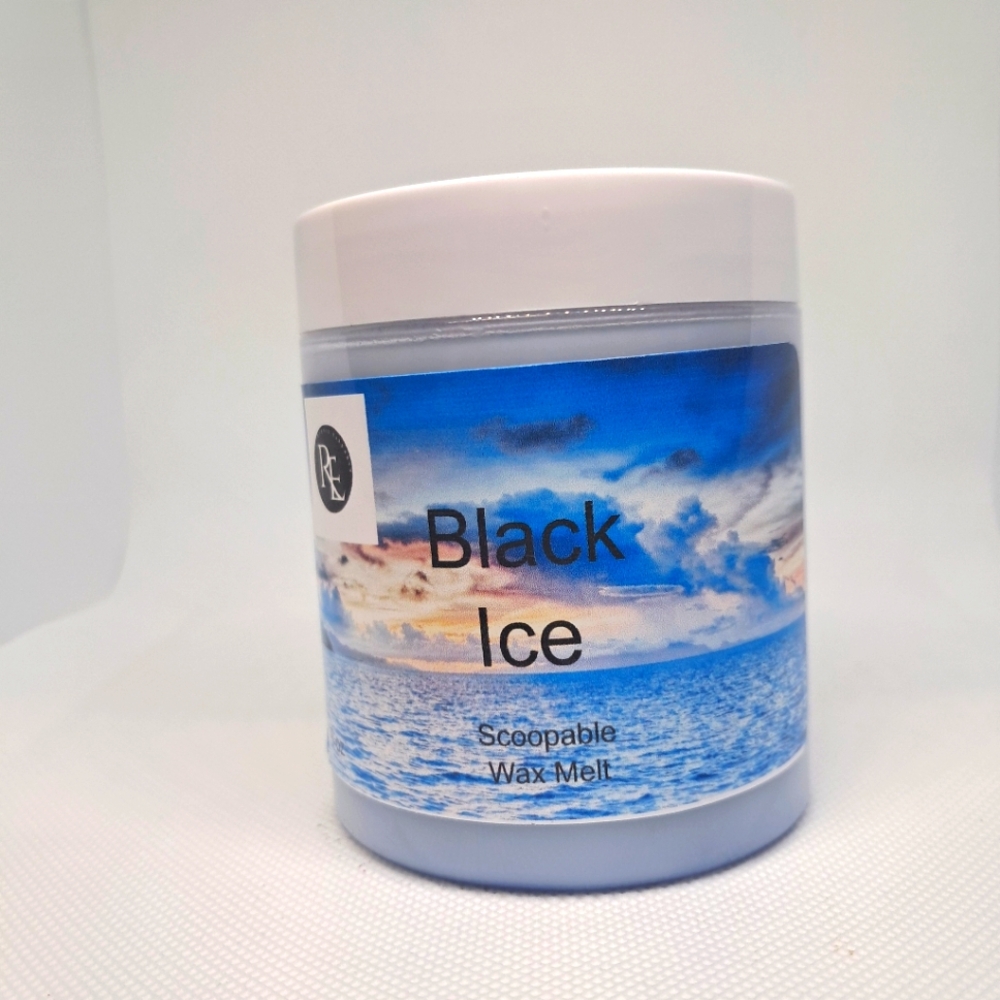 Black ice scoopable wax tart
